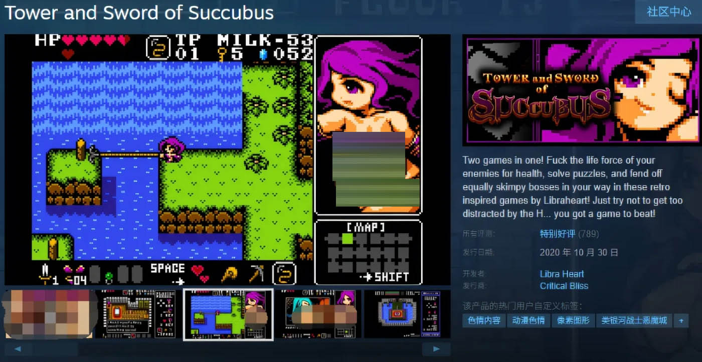 Tower and Sword of Succubus Steam官方中文版 [新作/156.4M]  [PC游戏] 