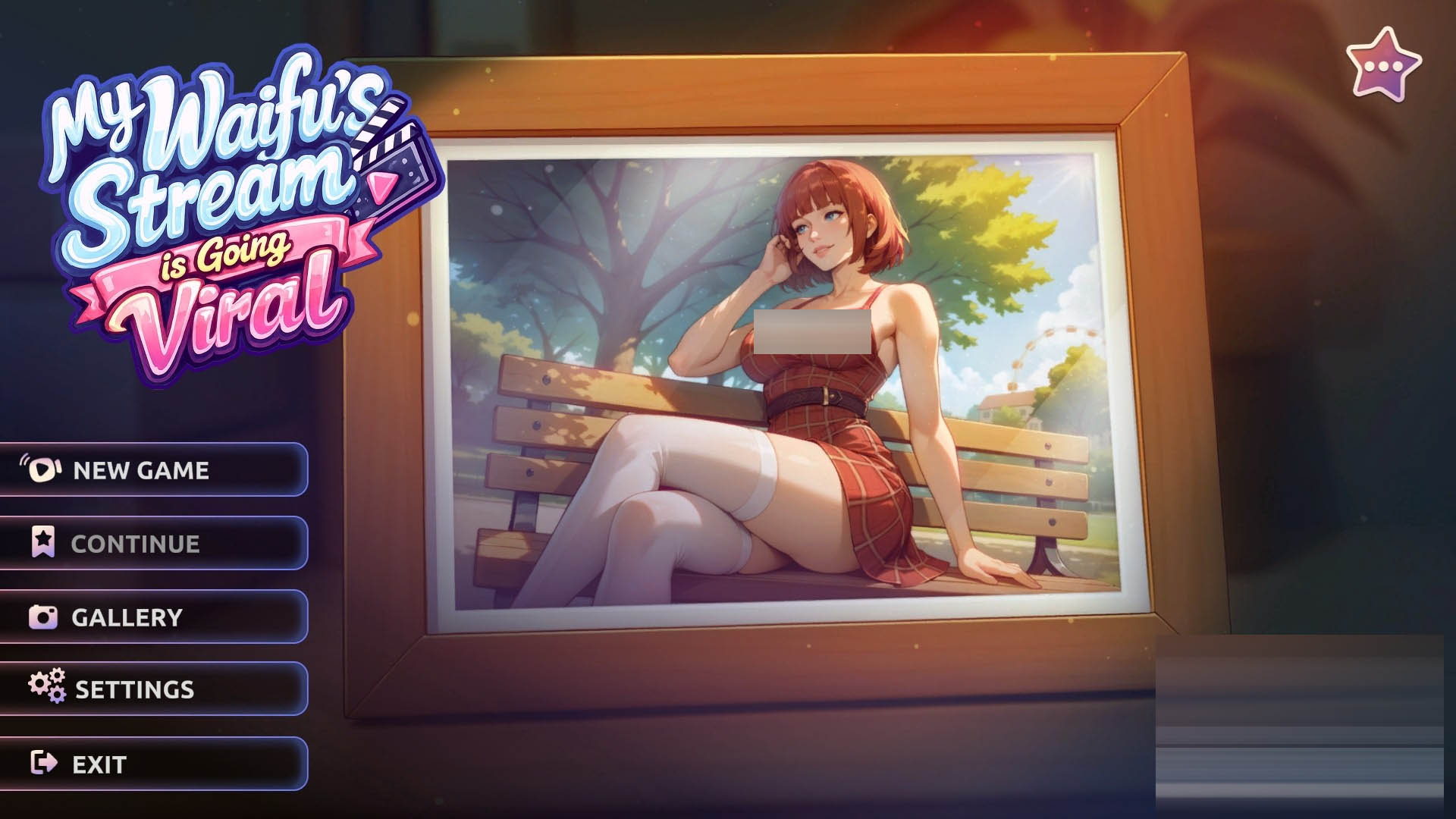 我老婆的直播火了 My Waifu&rsquo;s Stream is Going Viral 官中版 [1.5G/新作] [互动SLG/全动态] 