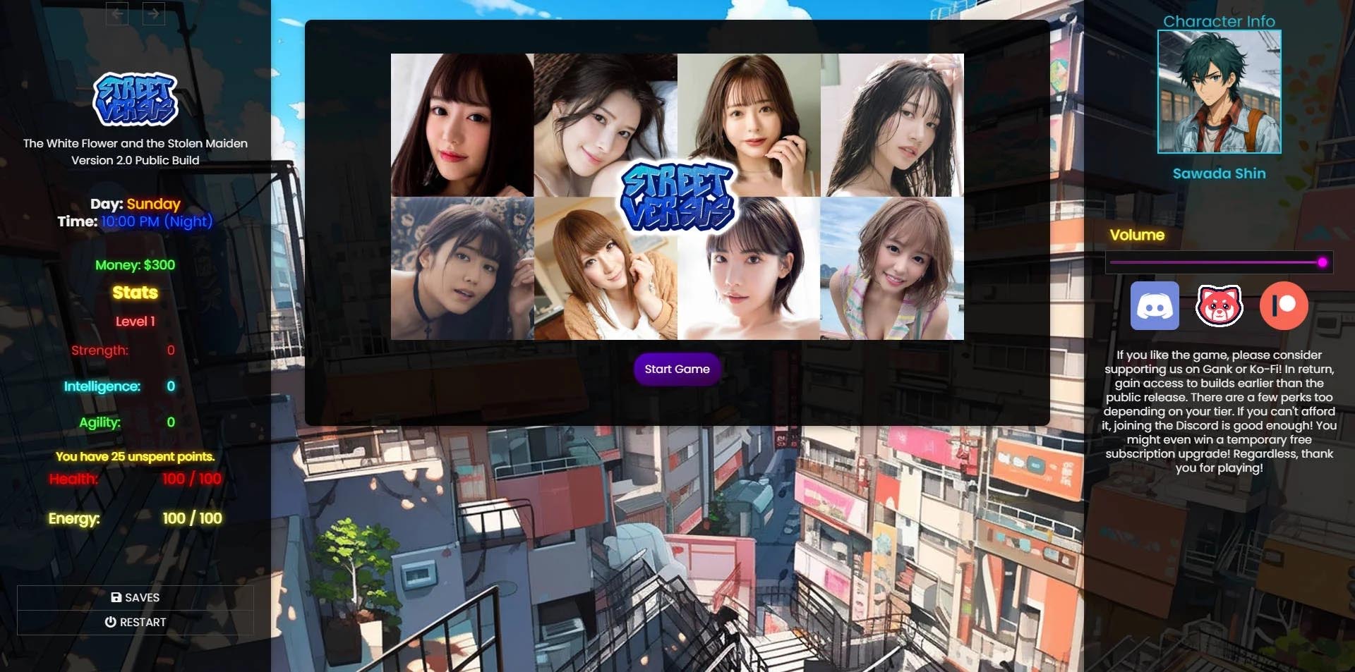 街头对决/Street Versus v2.0 浏览器汉化 [1.01GB][其他] [PC][HTML/动态/真人/3D]